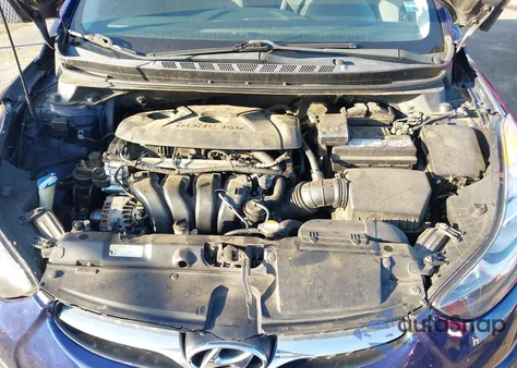 2013 Hyundai Elantra Gls from USA, damaged, VIN 5NPDH4AE4DH339798